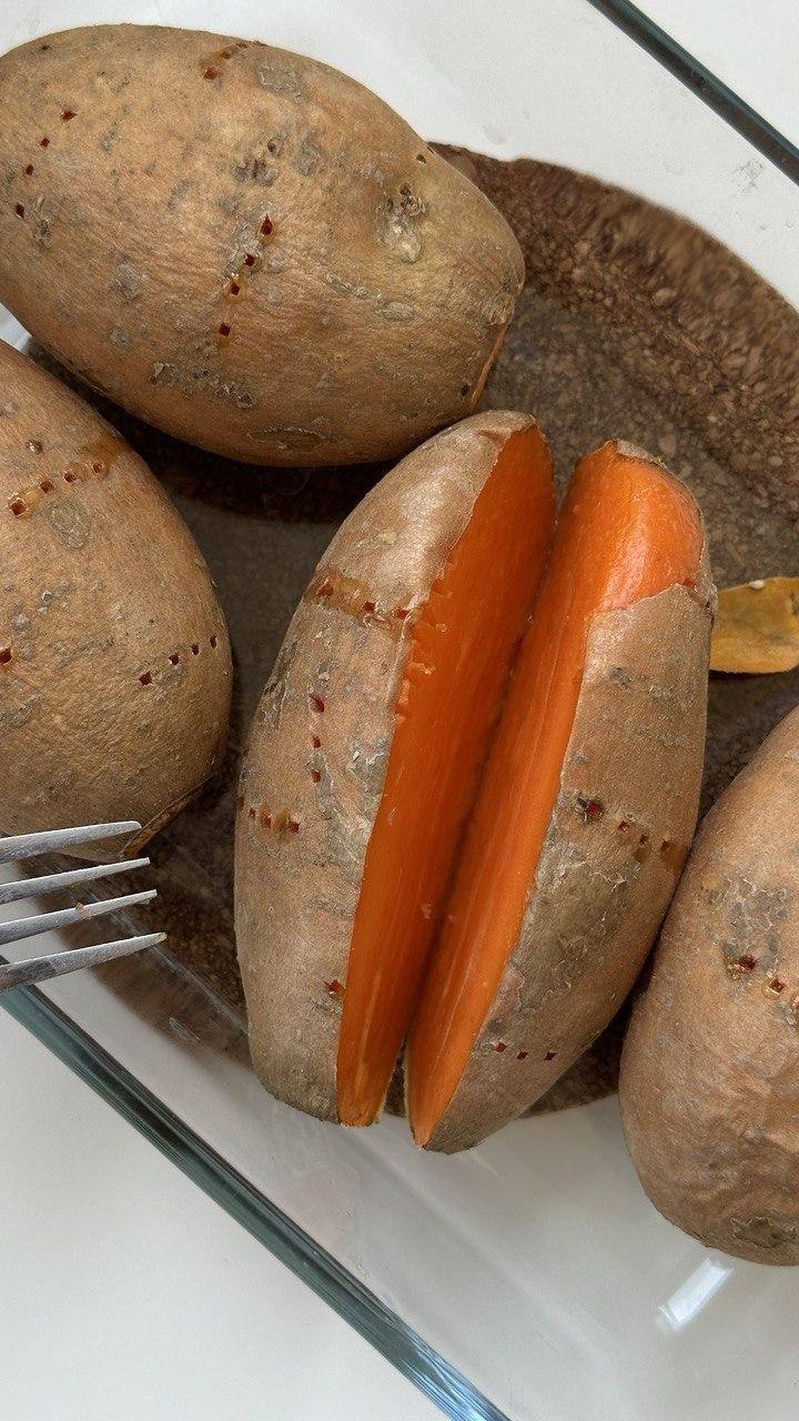 Запечённый батат